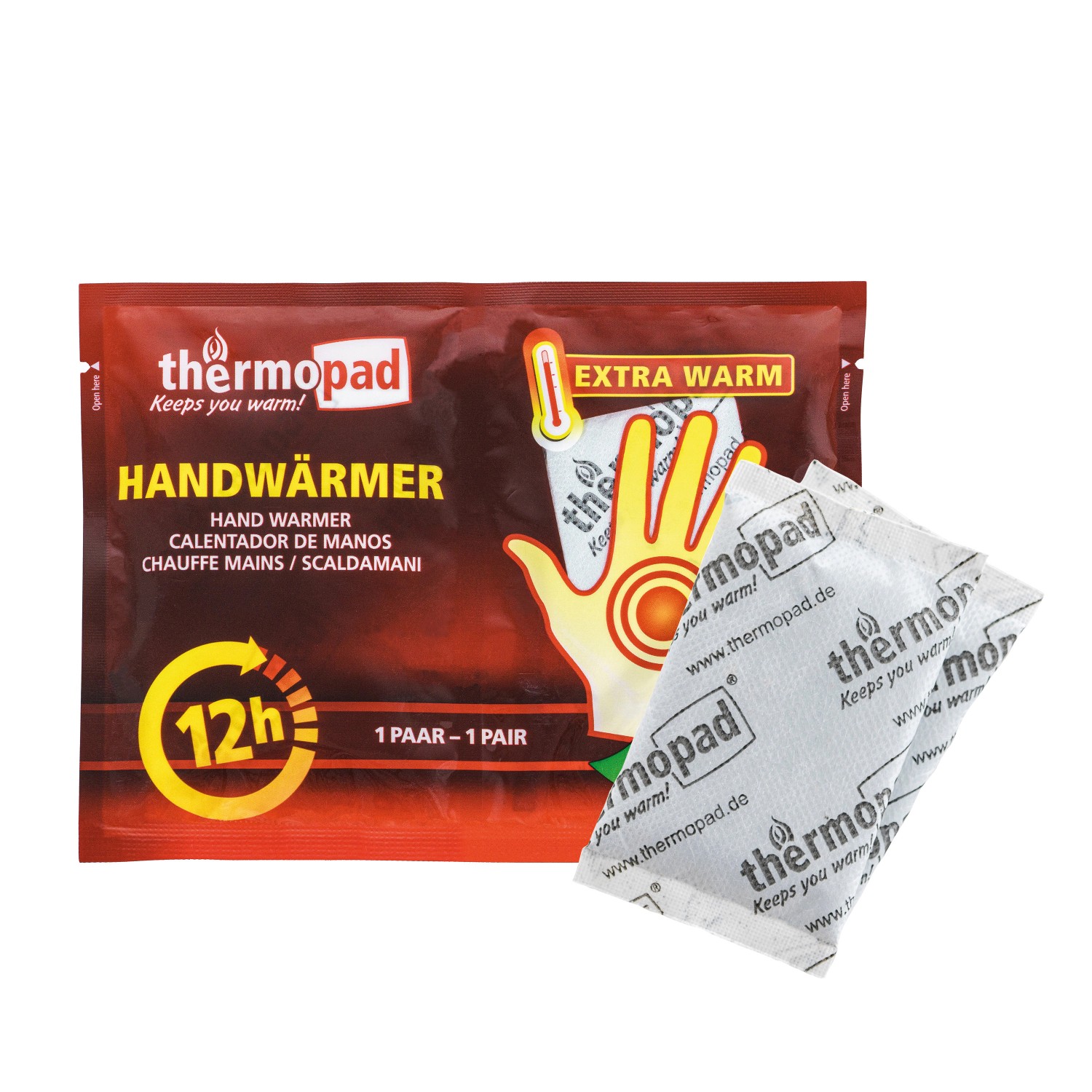 Thermopad Handwärmer Wärmedauer 12 Stunden 8,8 cm x 5,4 cm