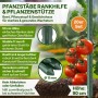 TTL GARDEN Rankstäbe 90cm 20er Set 11mm Kunststoffbeschichtet Pflanzstäbe Rankhilfe Tomatenstab Für Garten Gewächshaus_2