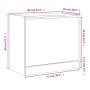 vidaXL Schuhschrank Sonoma-Eiche 80x42x69 cm Holzwerkstoff 840003_9