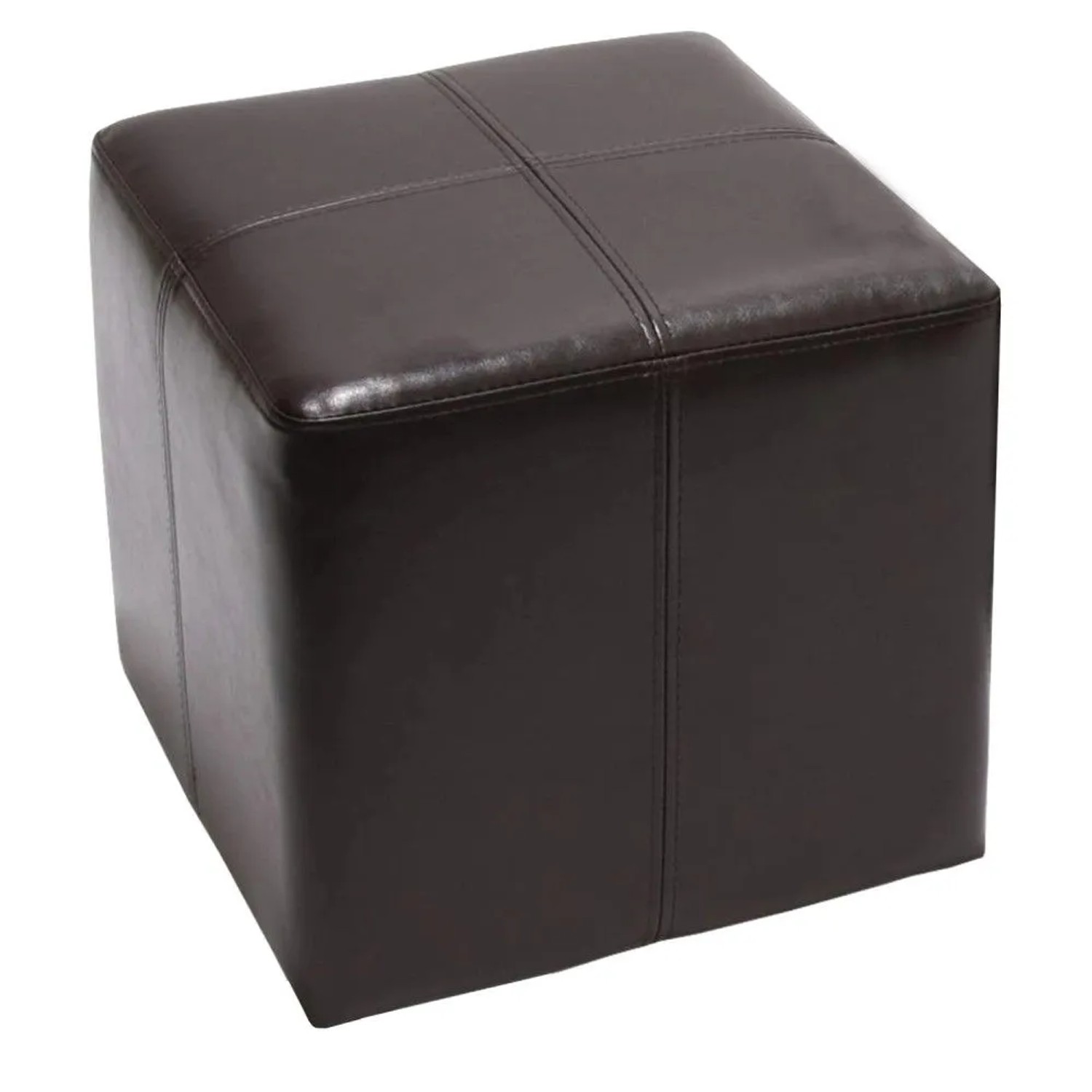 MCW Sitzhocker Carrara Braun 36x36x36cm