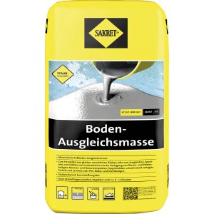 Sack Sakret Boden-Ausgleichsmasse, 20 kg, zur Vorbereitung von Bodenbelägen.
