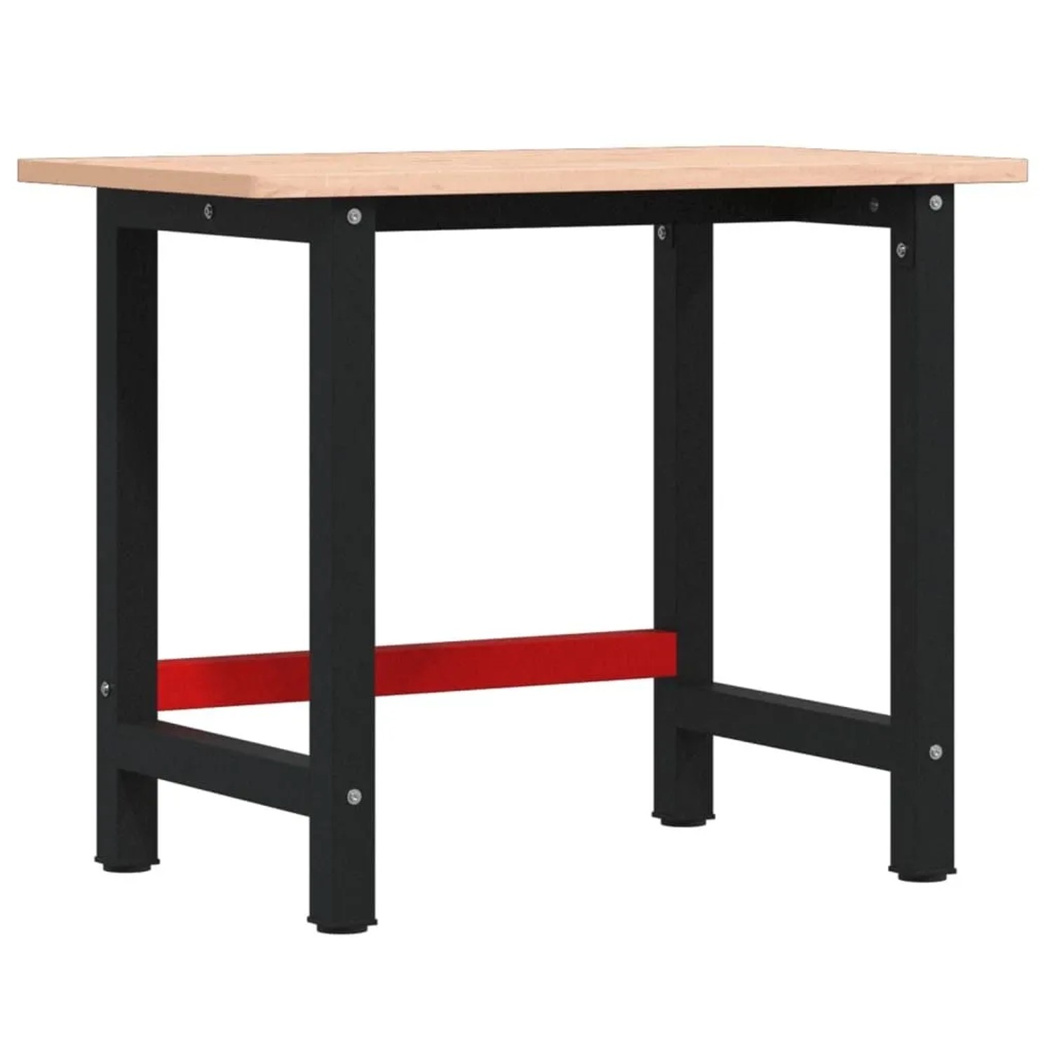 vidaXL Werkbank 100x60x81,5 cm Massivholz Buche Rechteckig 3309660