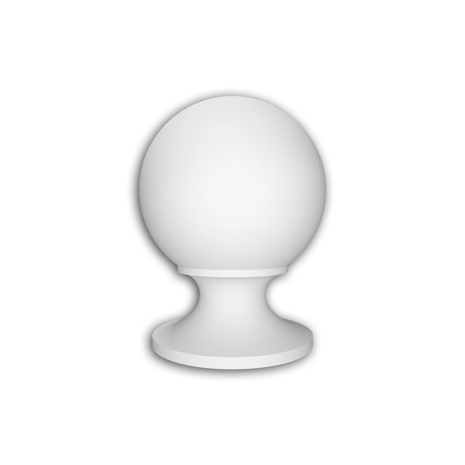 Thumbnail - PROFHOME 477201 Vollbalustrade Pfostenabdeckung Außenstuck Balustrade-Dekoration, 15 cm x 15 cm x 19,6 cm Weiß