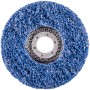 Pferd Vlieswerkzeug PCLD Plus, 115 mm, blaue Schleifscheibe für Schleifmaschinen.
