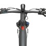 Telefunken E-Bike SUV700: Lenkeransicht mit Display, Licht und Federgabel.
