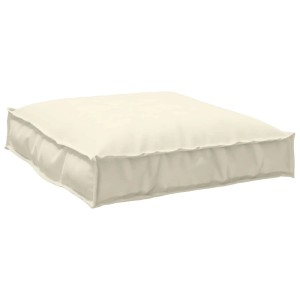 vidaXL Kissen Creme 70 x 70 x 12 cm Oxford-Stoff 42001500