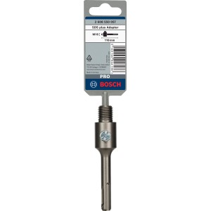 Bosch SDS-plus Aufnahmeschaft Pro für Hohlbohrkronen mit M16 Gewinde, 105 mm lang.