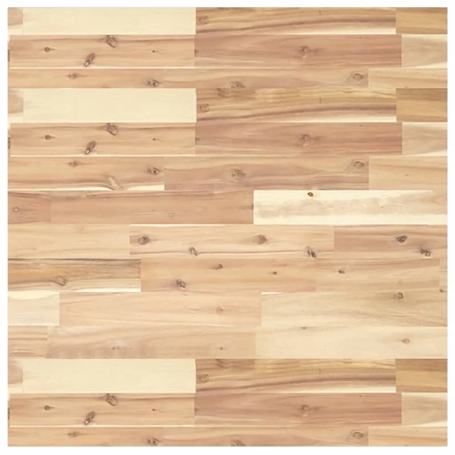 vidaXL Tischplatte Quadratisch 70x70x2 cm Massivholz Akazie 4008709
