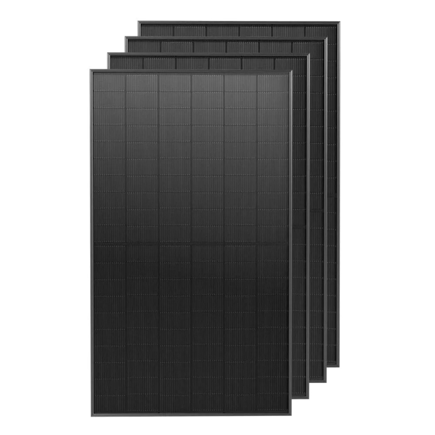 Solakon Solarmodul 500W Bifaziales Monokristallines Solarpanel 40V Photovoltaik für Balkonkraftwerk PV-Anlage 4 Stück