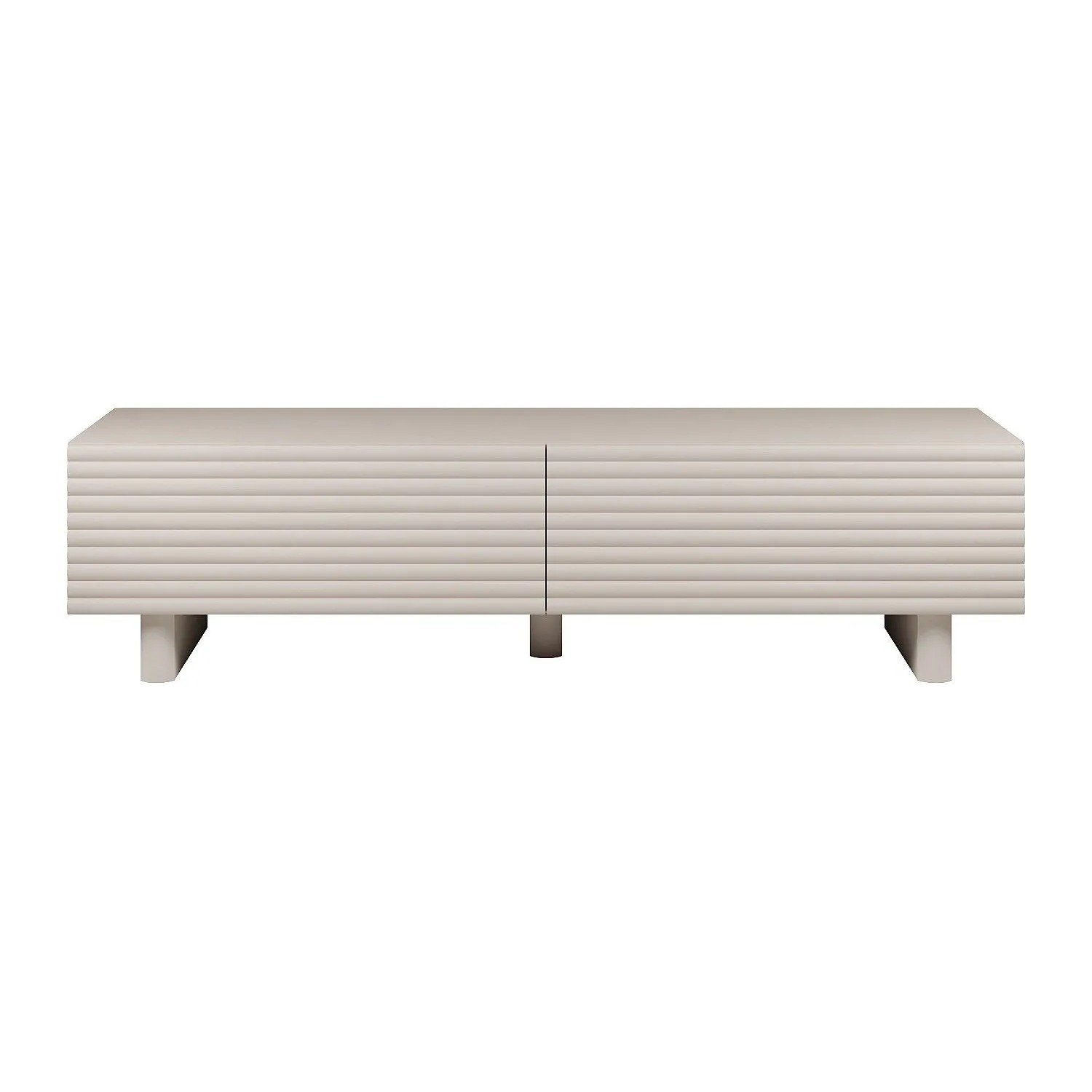Vente-unique Tv-Board Ludima Beige 180 cm