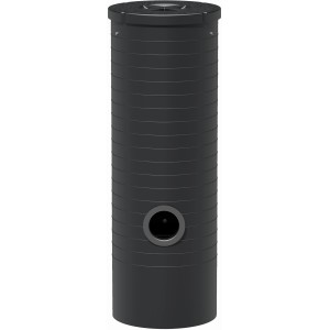 ACO Revisionsschacht DN 400 für Sickerbox, Kunststoff, mit Deckel und Schlammeimer.