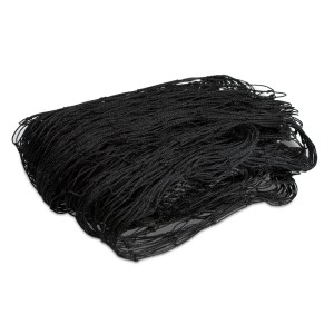 Schwarzes Windhager Katzenschutznetz, Maschenweite 50mm, 250x600cm, zum Schutz von Katzen.