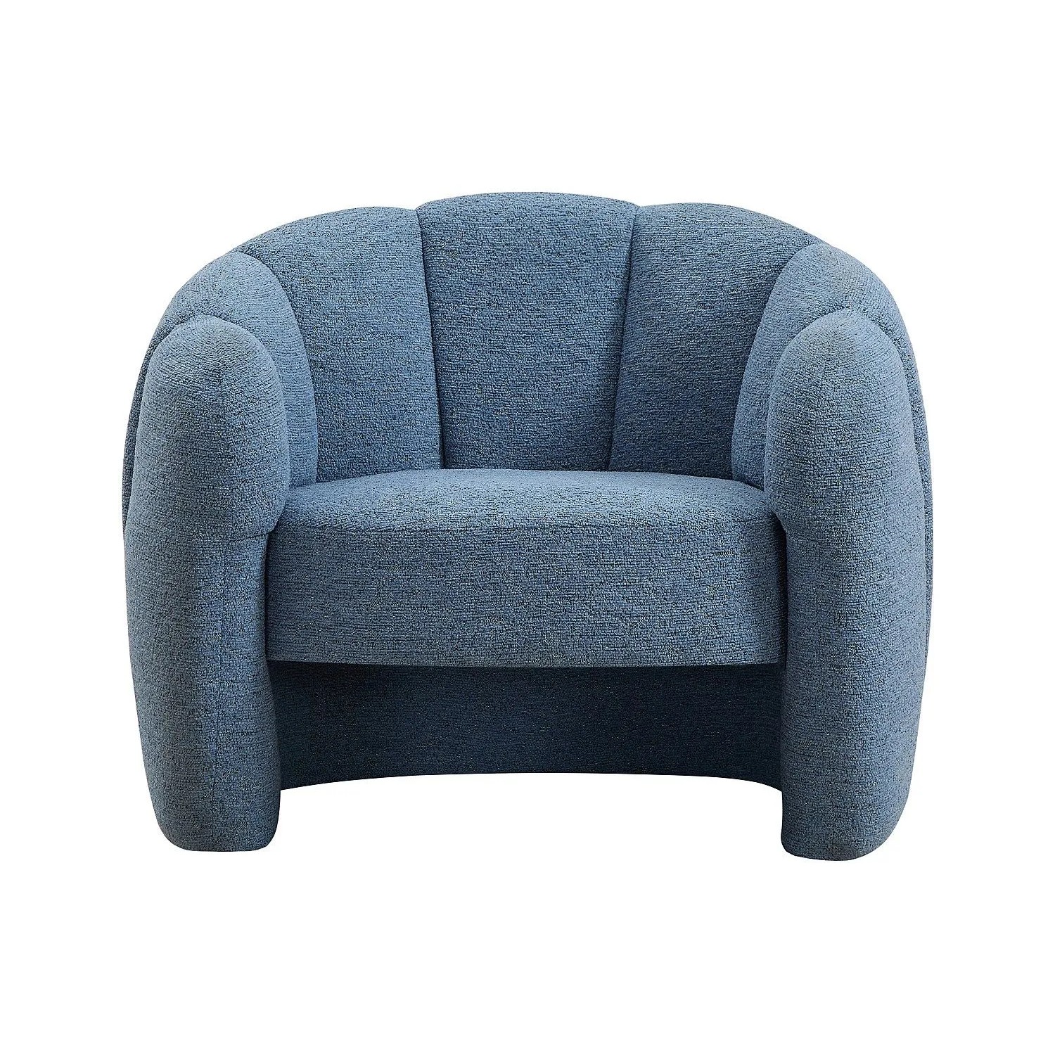 Vente-unique Sessel Mit Gerader Rückenlehne Delipo Blau 93 cm