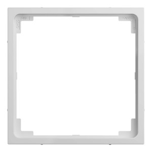 Legrand Seano Zwischenrahmen, 50x50 mm, ultraweiß, Adapter für Einsätze.