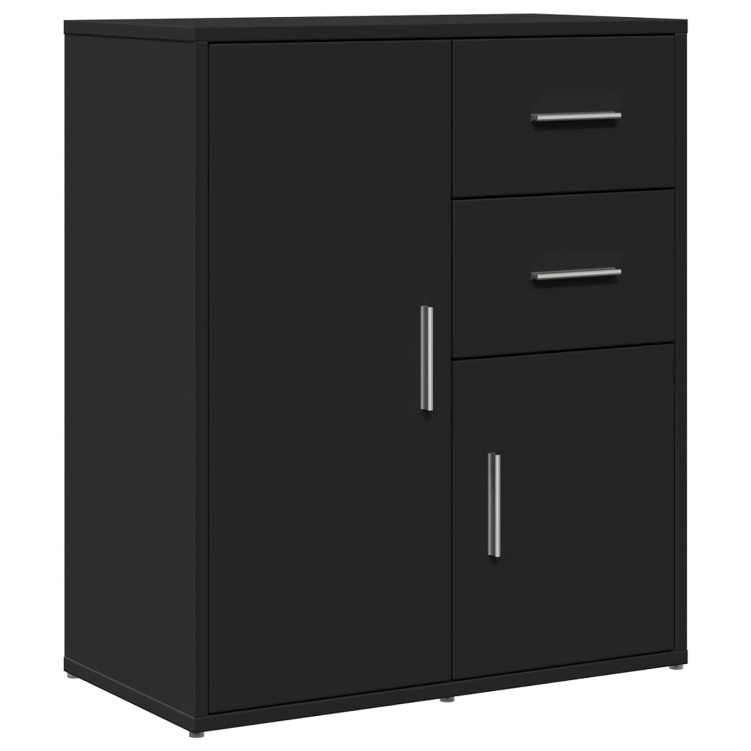vidaXL Sideboard Schwarz 60x31x70 cm Holzwerkstoff 840479 günstig online kaufen