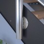 Treppe Kos 13 Stufen Eiche Rustik Natur 107 cm Design-Geländer Anthrazit FSC®_6