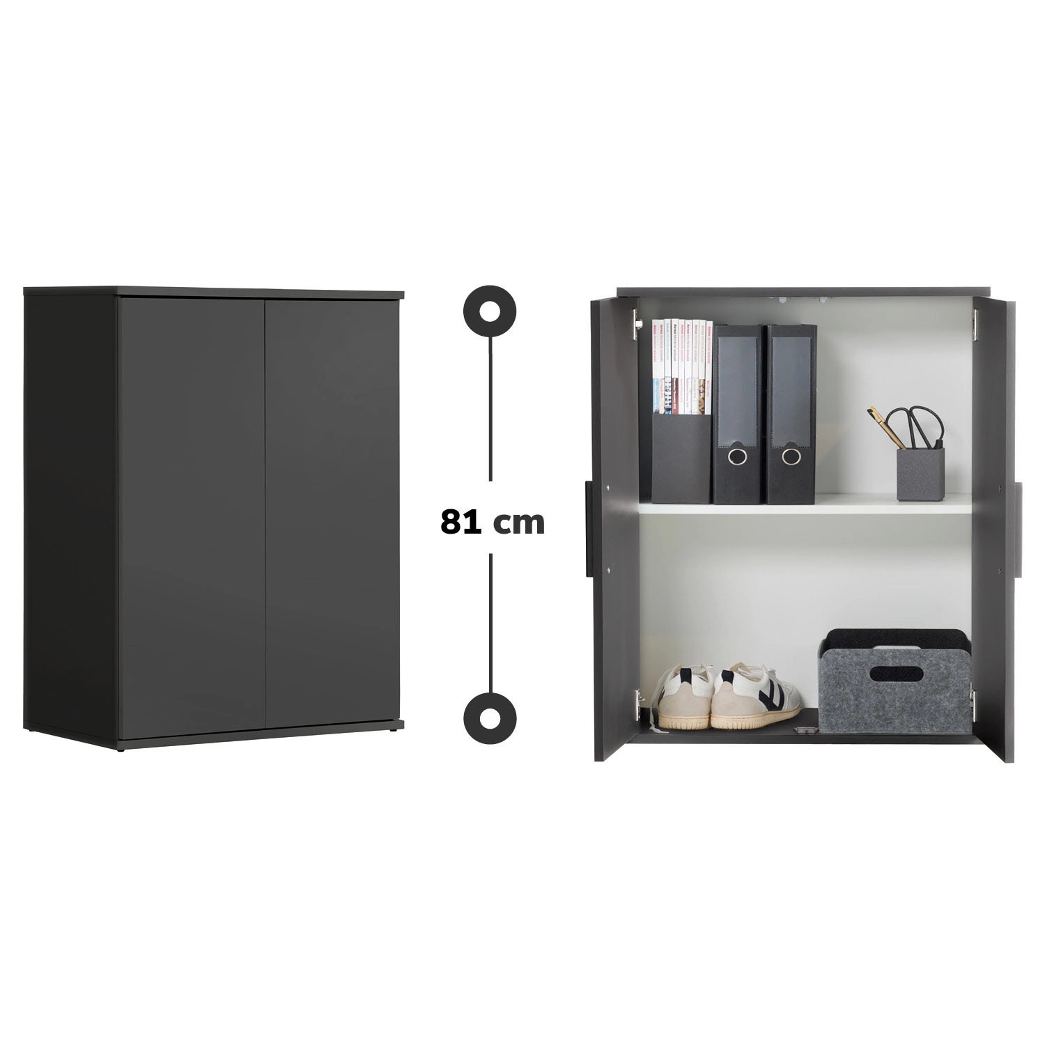 mokebo Mehrzweckschrank Der Kurze (mit Einlegeboden) günstig online kaufen