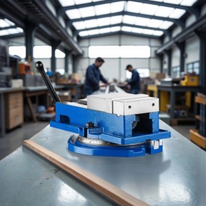 Wiltec Präzisions-Maschinenschraubstock 100Mm 360° Drehtisch Schraubstock Zwinge