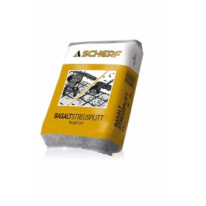 Sack Basalt-Streusplitt Anthrazit, 4-8 mm, 25 kg. Ideal für Gehwege und Einfahrten.