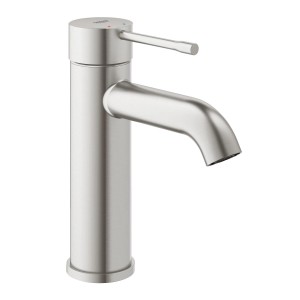 Grohe Essence Waschtischarmatur S-Size in Supersteel für Waschbecken.