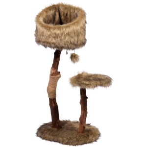 Dobar Design Katzenmöbel Sunny mit Kratzsäule, Liegeflächen und Spielball.