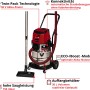 Einhell Akku-Nass-Trockensauger TP-VC 36/30 S Auto-Solo: Werkstattsauger mit Edelstahlbehälter und Zubehör.
