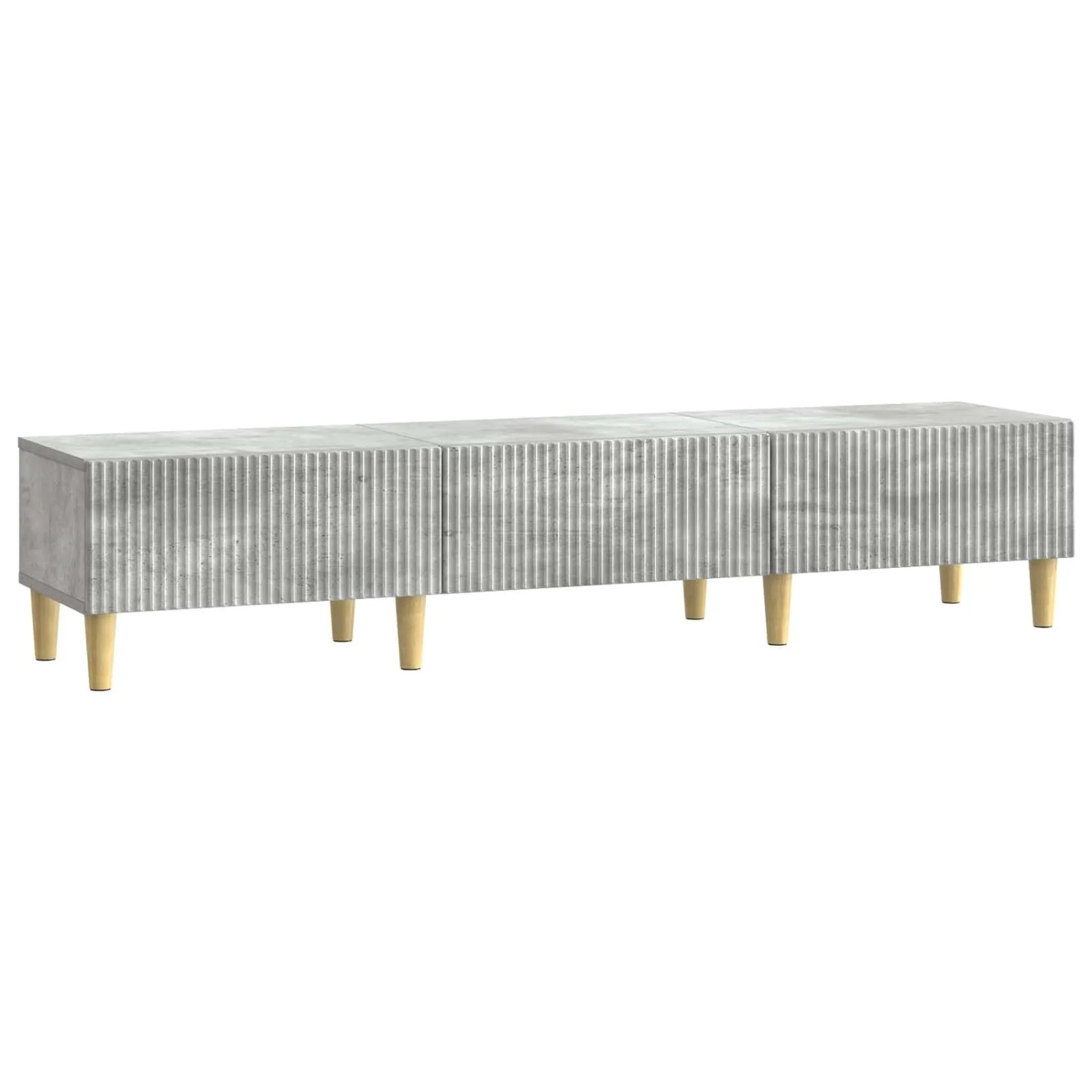 vidaXL TV-Schränk Betongrau 147 x 34,5 x 30 cm Holzwerkstoff 894708