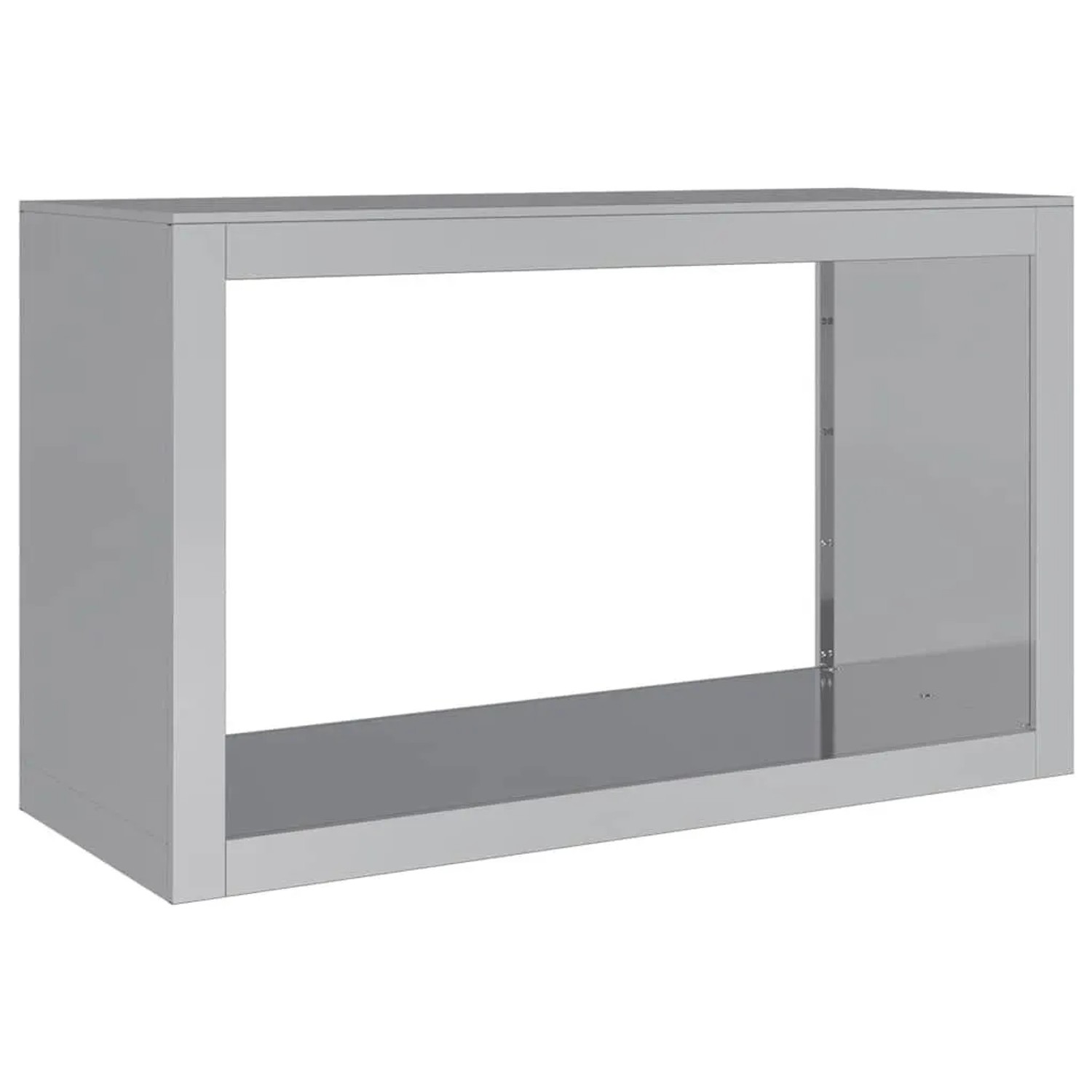 vidaXL Brennholzregal 100x40x60 cm Verzinkter Stahl 850987