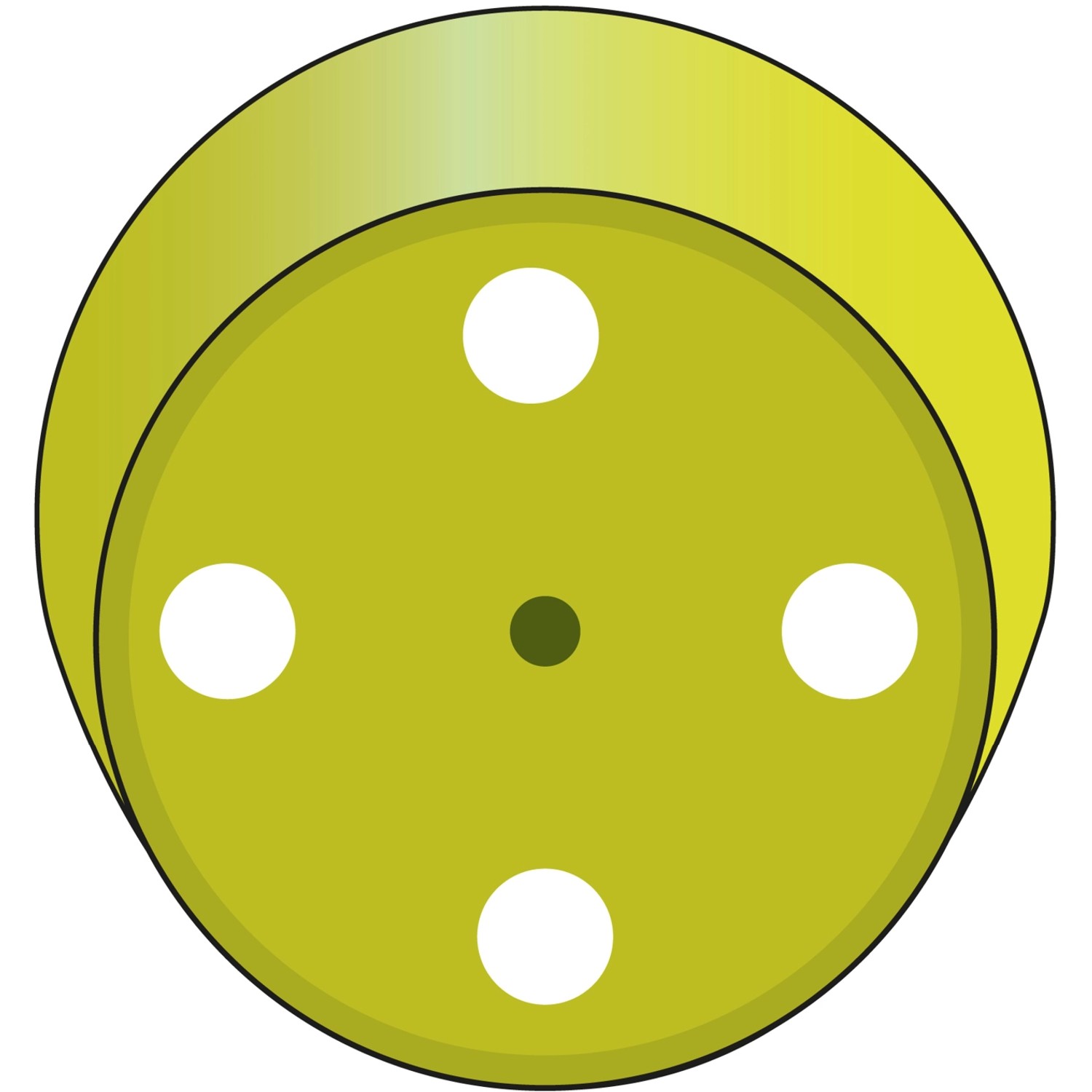 Wagner Topffüße Set, Ø 60mm, schwarz, 4er-Set aus Kautschuk zum Unterlegen von Pflanztöpfen.