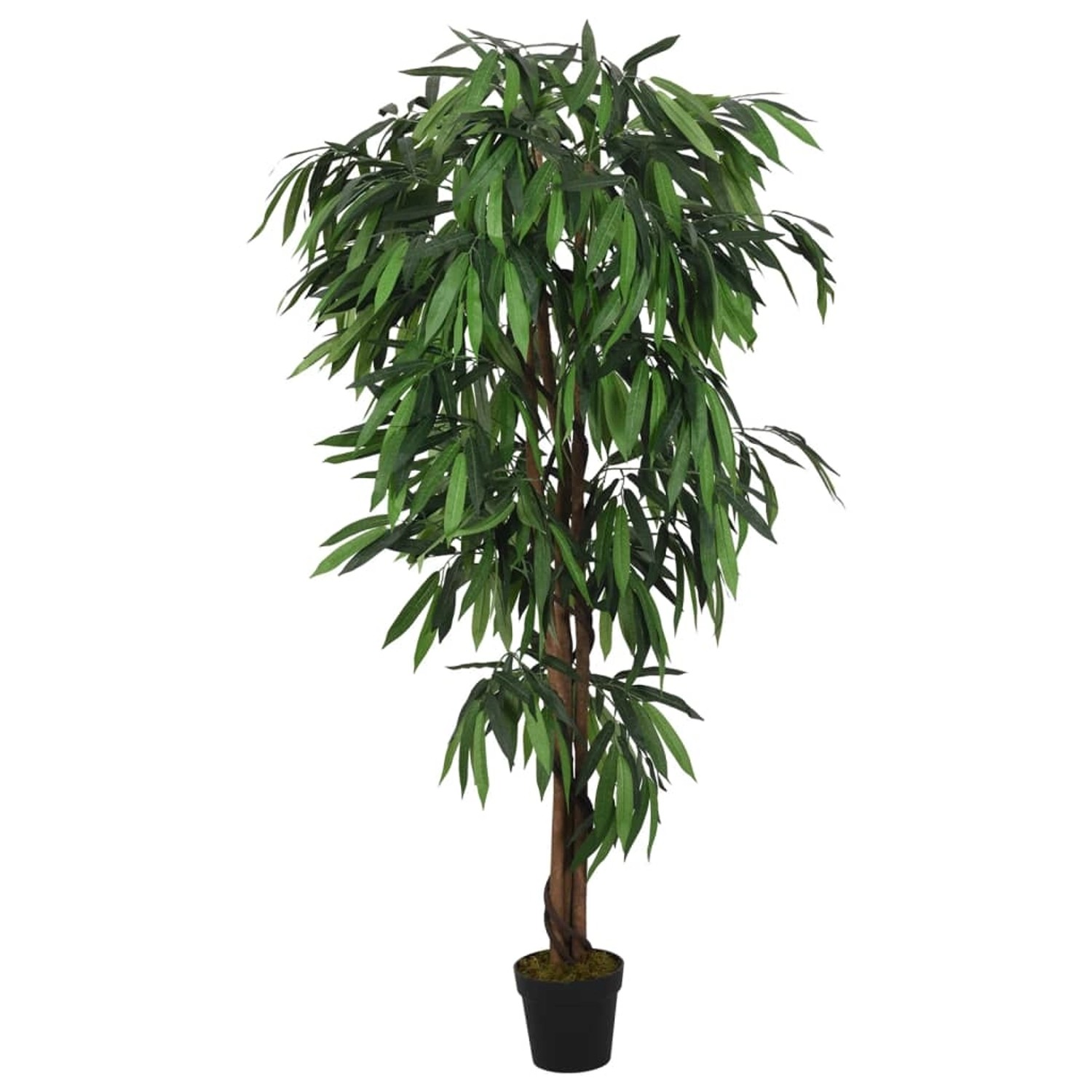 vidaXL Mangobaum Künstlich 600 Blätter 150 cm Grün günstig online kaufen
