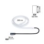 Paulmann LED-Stripe Plug & Shine Smooth, 2m, weiß, für Außenbeleuchtungssysteme.