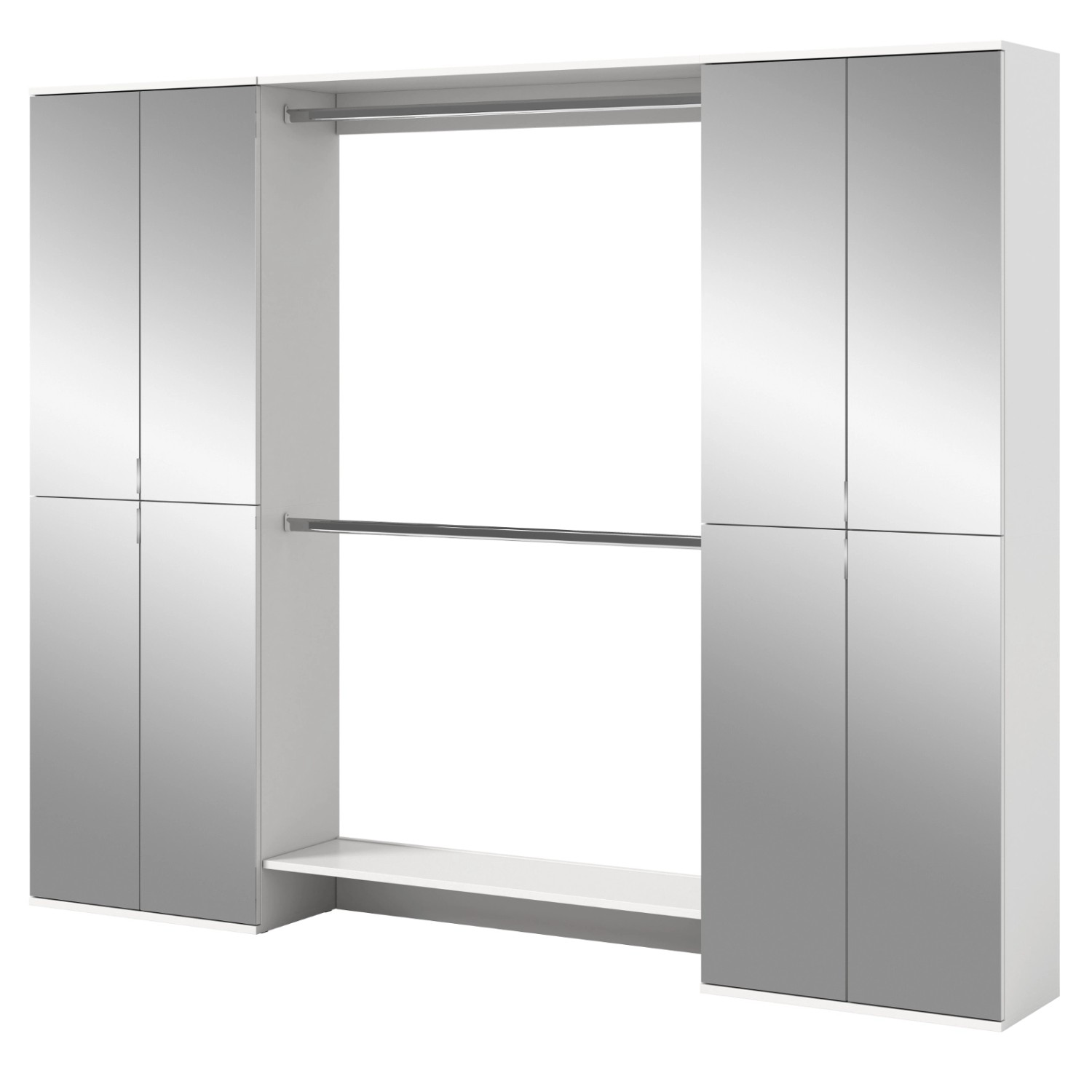 Inn.Furn Garderobenschrank in Weiß 232 cm SystemX günstig online kaufen