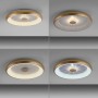 LED-Deckenleuchte Vertigo in Messing-Optik, Ø 61,5 cm, mit verschiedenen Lichteinstellungen.