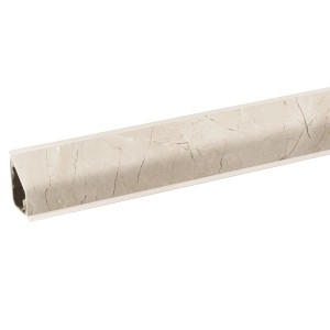 Kaindl Wandanschlussprofil Marmor Vicosa Clara, 300 cm lang, für Arbeitsplatten.