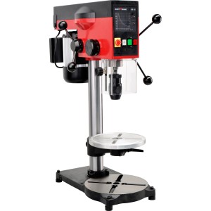 Rotwerk Tischbohrmaschine RB18 Vario: Präzise Bohrmaschine mit stufenloser Drehzahlregelung und integriertem Teileapparat.