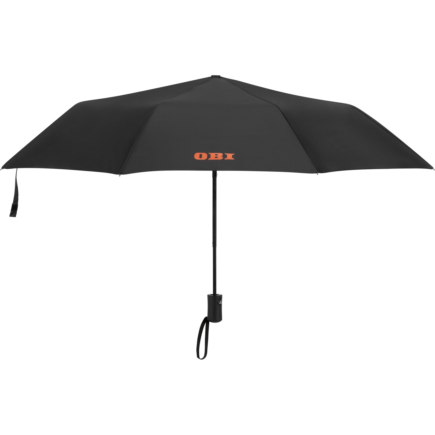 OBI Regenschirm Halbautomatisch Schwarz Ø 98 cm günstig online kaufen