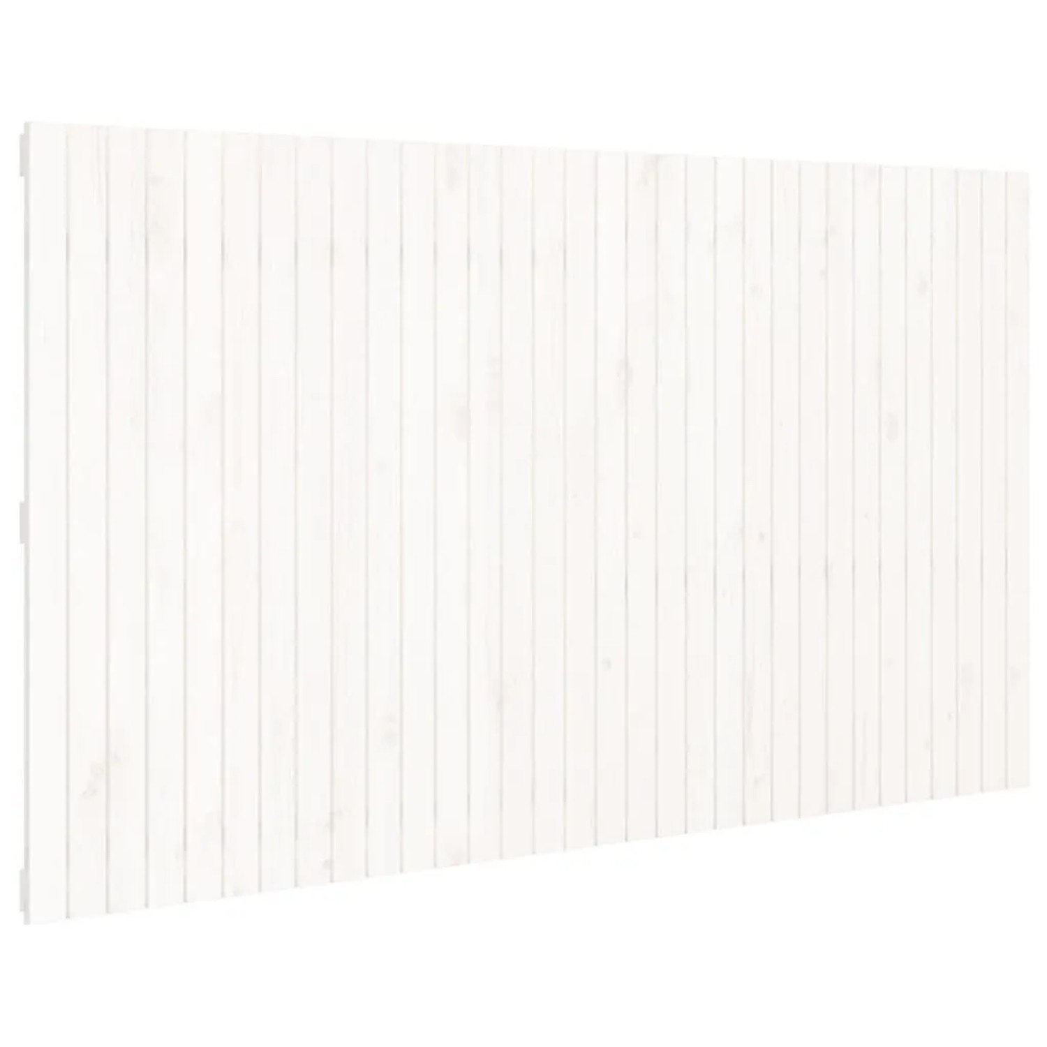 vidaXL Wand-Kopfteil Weiß 204x3x110 cm Massivholz Kiefer 824929