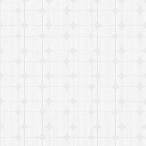 Weiße Tadessi Vliestapete Carlo M1 No 3747 mit geometrischem Muster, überstreichbar.