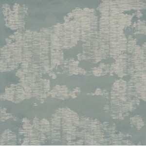 Komar Vliestapete Cravure Clouds, 250x250 cm, mit abstraktem Wolkenmuster in sanften Farben.
