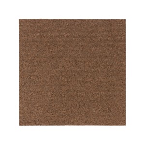 Beige Teppichfliese Moscow, 50x50 cm, meliert, pflegeleicht und robust.