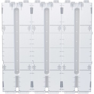 Garantia Frühbeet-Abdeckung L Ergo Quadro, transparent, für Kunststoff-Hochbeete.