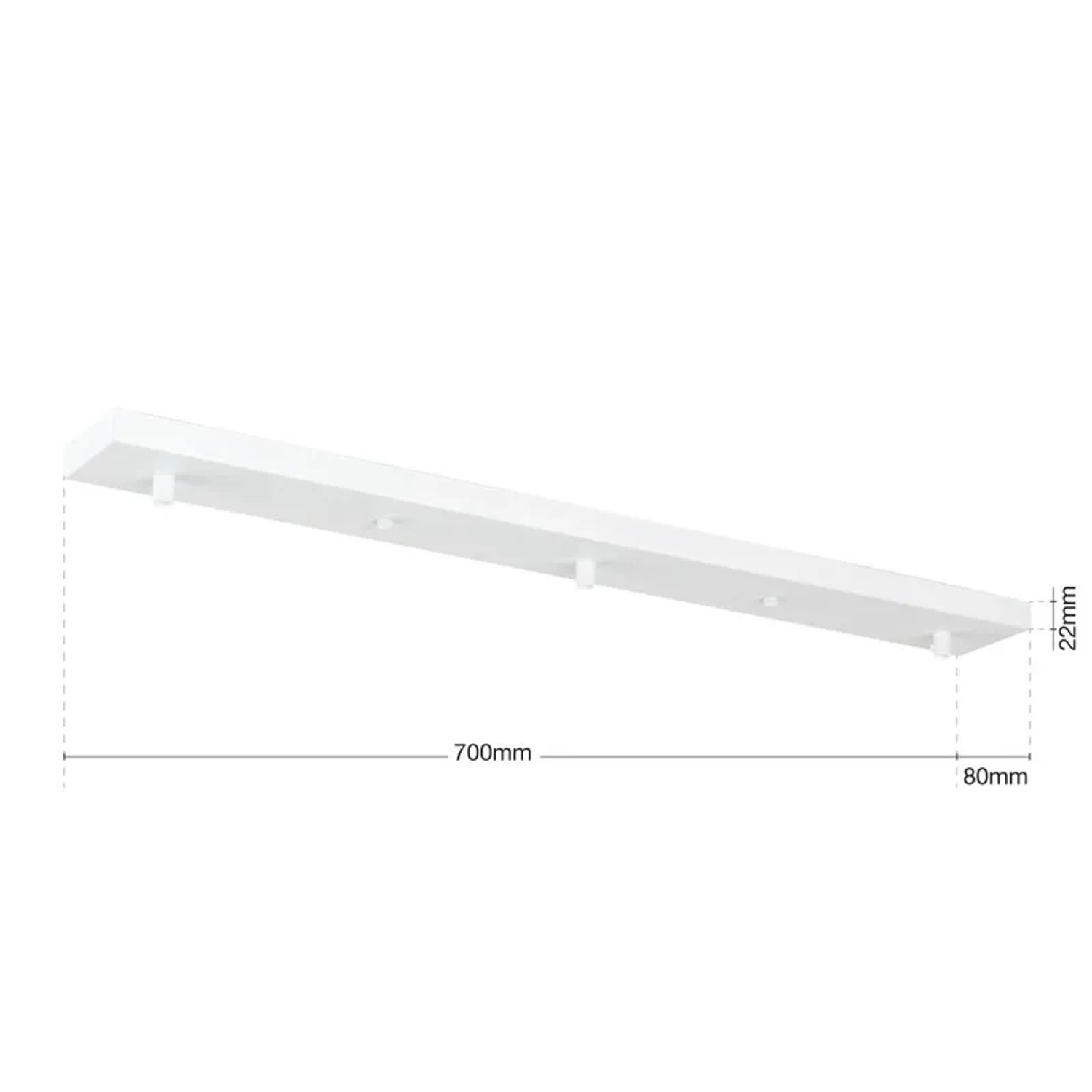 Orion's Ruler Orion Lightstyle Pendelleuchten Baldachin 3 Auslässe Weiß 70 x 8 cm ...