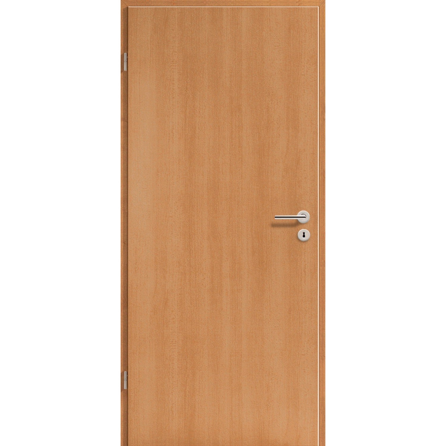 GetaDoor Zimmertür Dekorfolie Holznachbildung Buche 61 x 198,5 cm Anschlag günstig online kaufen