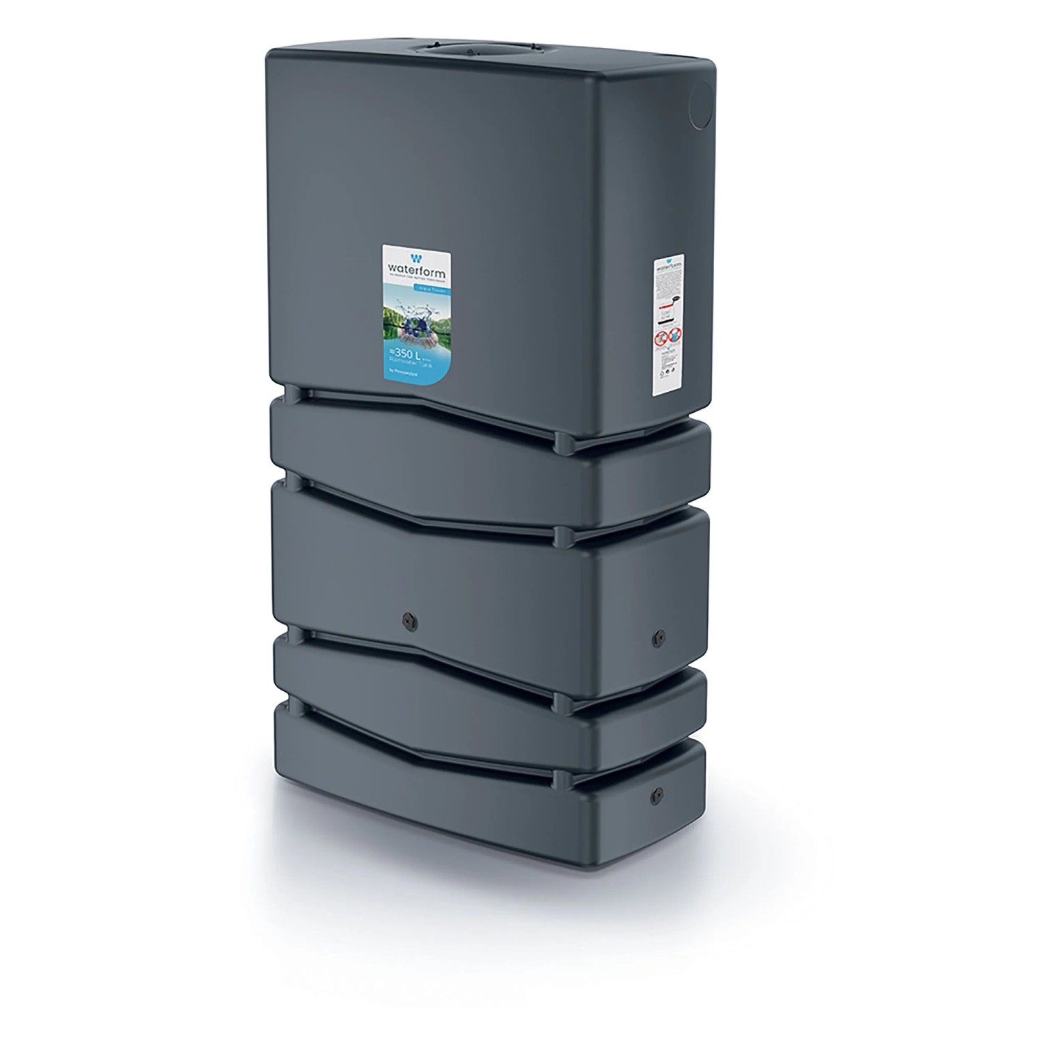 Waterform Regentonne Aqua Tower 350 l Anthrazit