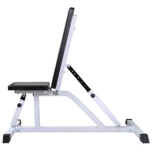 vidaXL Hantelbank mit Langhantel und Kurzhantel Set 60,5 kg 275346