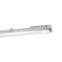 Graue Eglo LED-Feuchtraumleuchte Basic, 1-flammig, 156 cm, für Bad und Außenbereich.