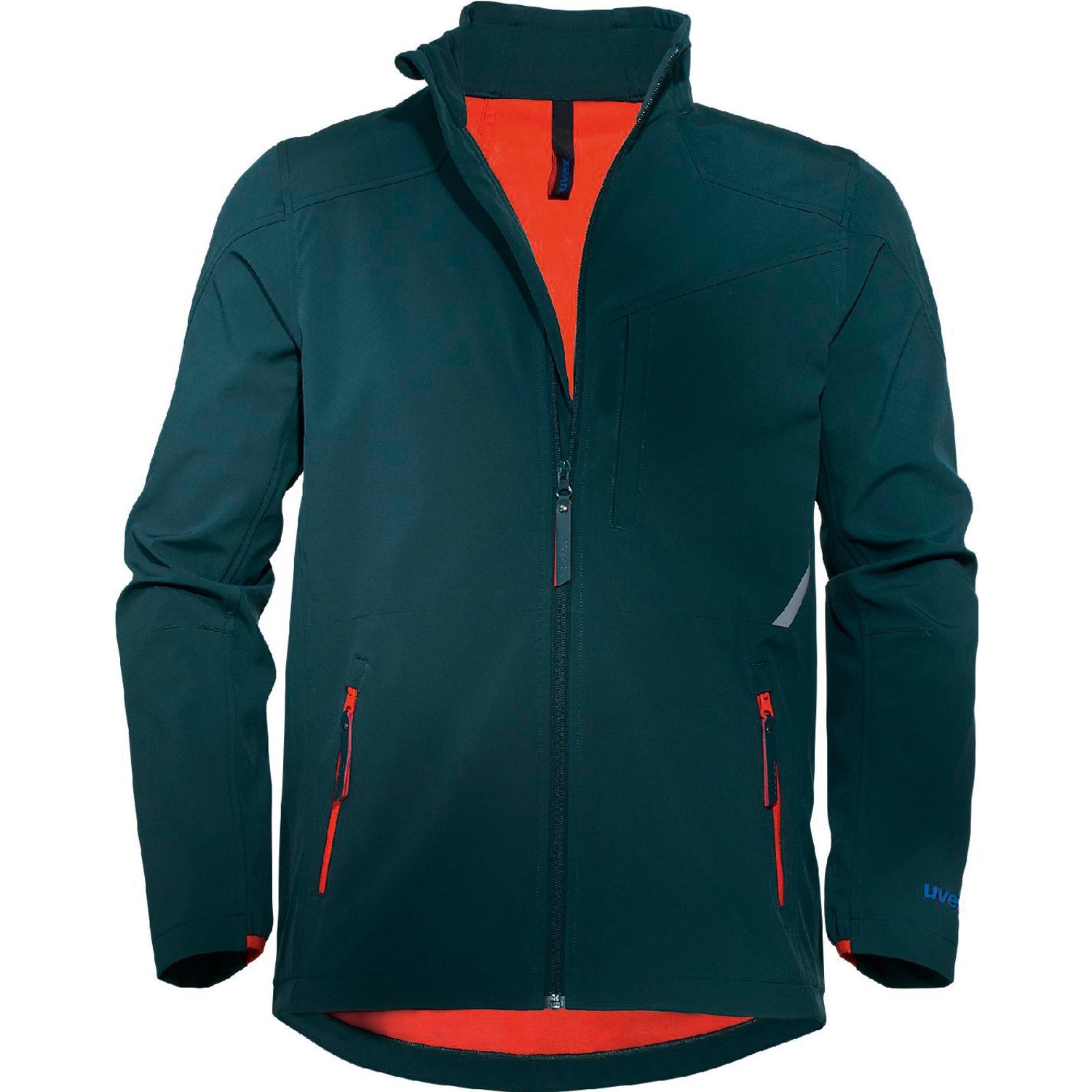 Uvex Softshelljacke suXXeed in Nachtblau, Größe XL, für Arbeitskleidung und Outdoor-Aktivitäten.