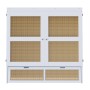 okwish Schrankbett 140x200cm mit Stauraumschubladen Wandbett Jugendzimmer Weiß ohne Matratze_7