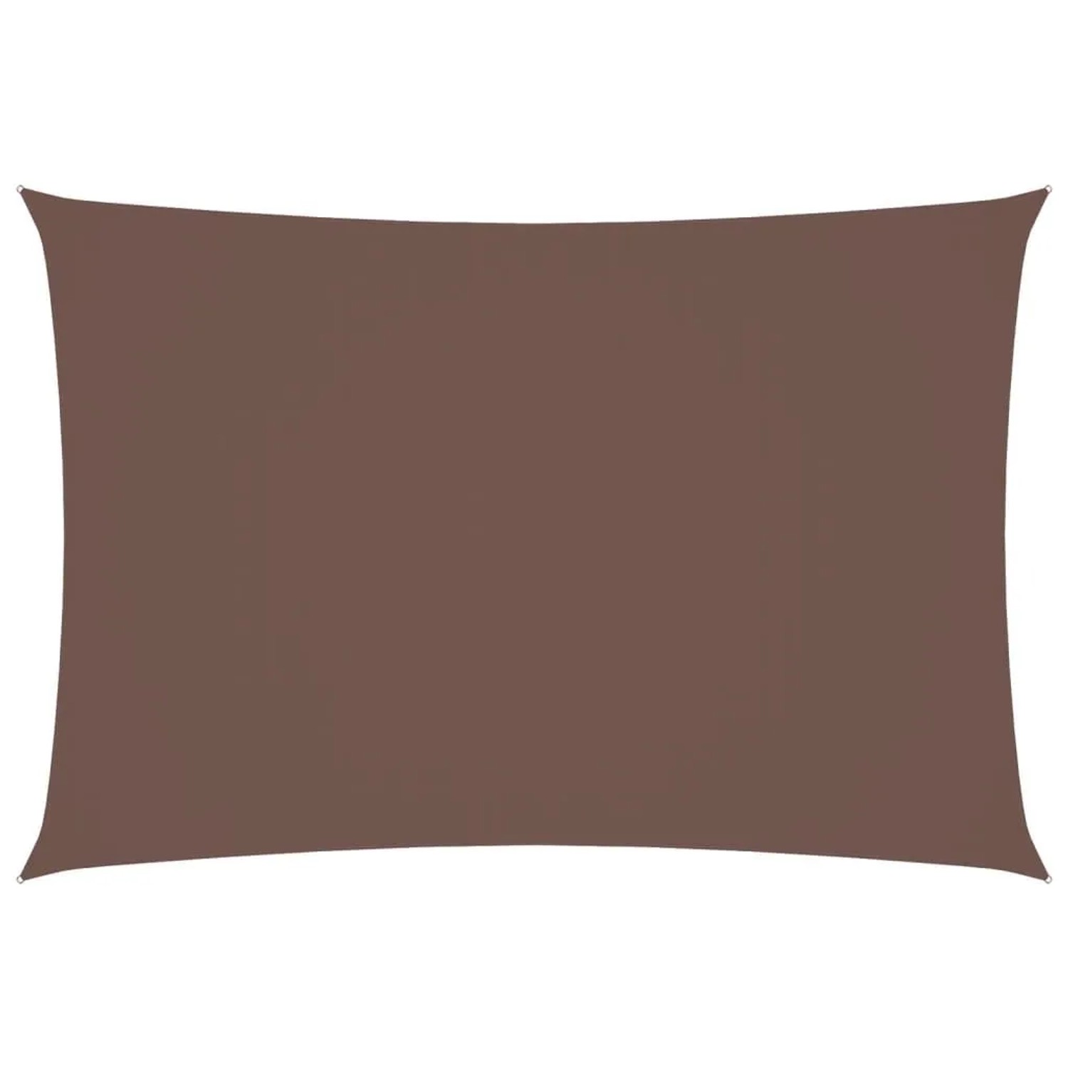 Furnicato Sonnensegel Oxford-gewebe Rechteckig 25x45 M Braun