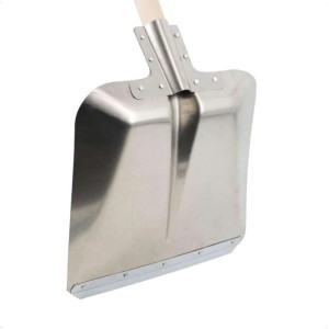 Galaflor Aluschaufel mit Stahlkante, 130 cm Stiel. Leichte Schaufel für Garten- und Bodenarbeiten.